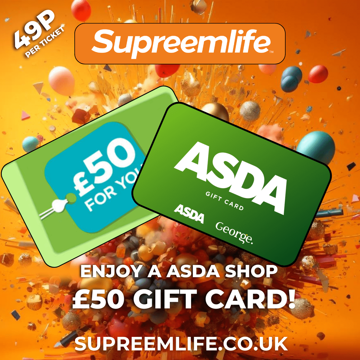 ASDA SHOPPING VOUCHER Supreemlife
