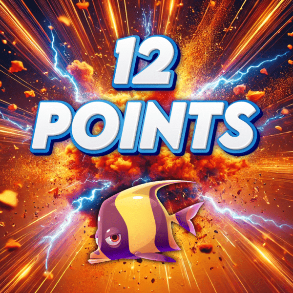 12 Points Emperor Angelfish