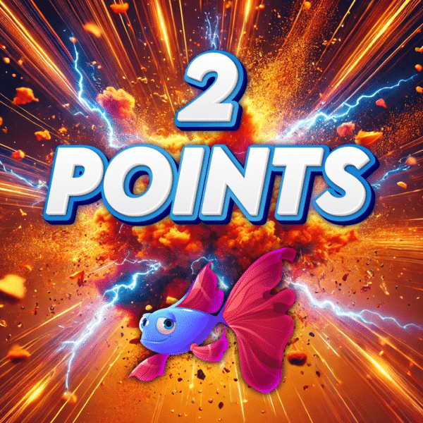 2 Points Neon Betta
