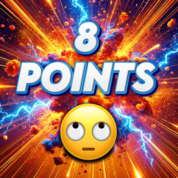 8 Points Eye-rolling