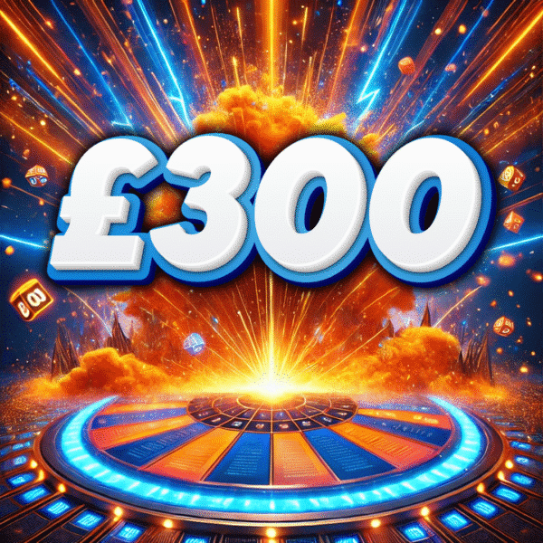 £300 Cash ( DOUBLED TO £600 UNTIL 9PM )