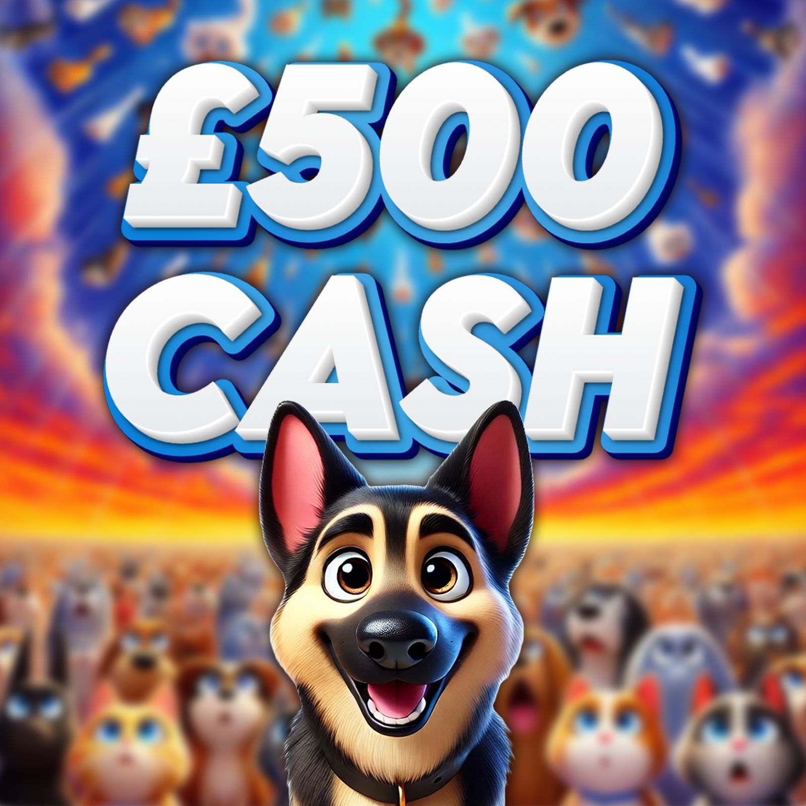 German Shepherd - £500 Cash - 1 Point