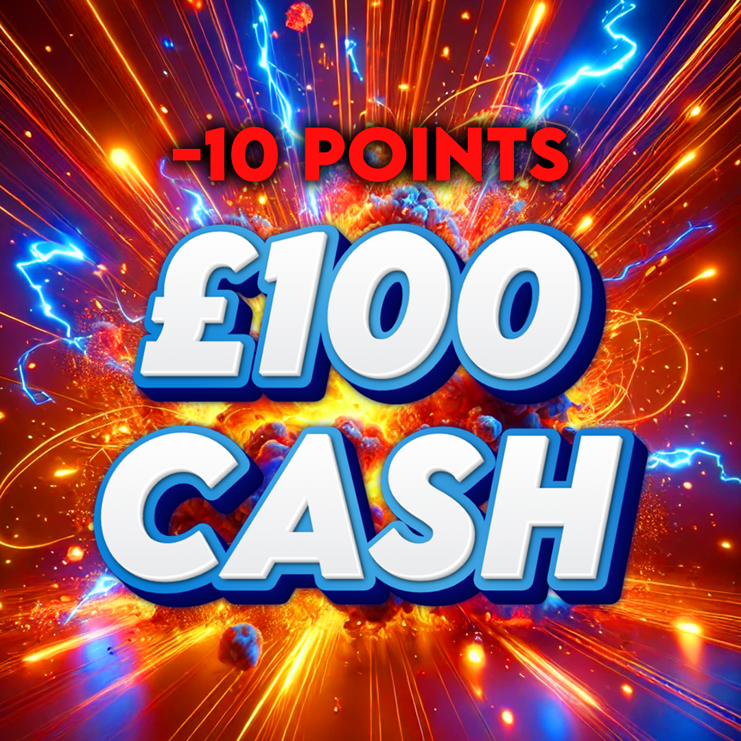 Blinky | £100 Cash | -10 Points