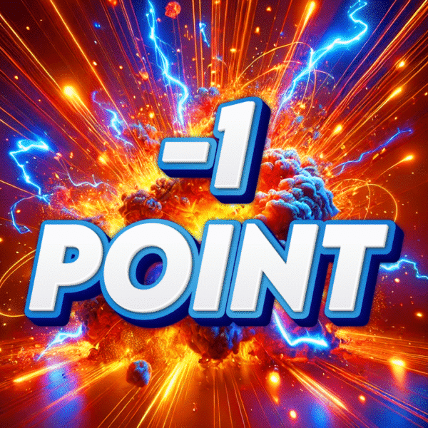 Life Lost | Points Only | -1 Point