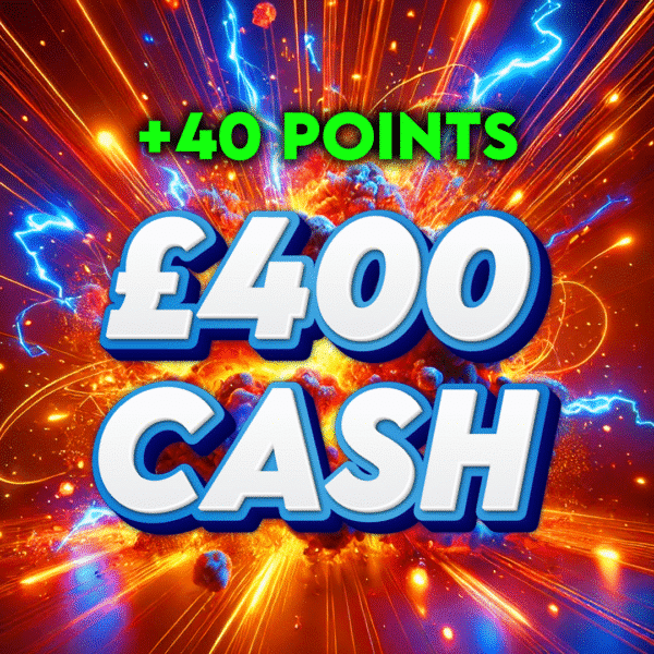 Ms. Pac-Man | £400 Cash | 40 Points