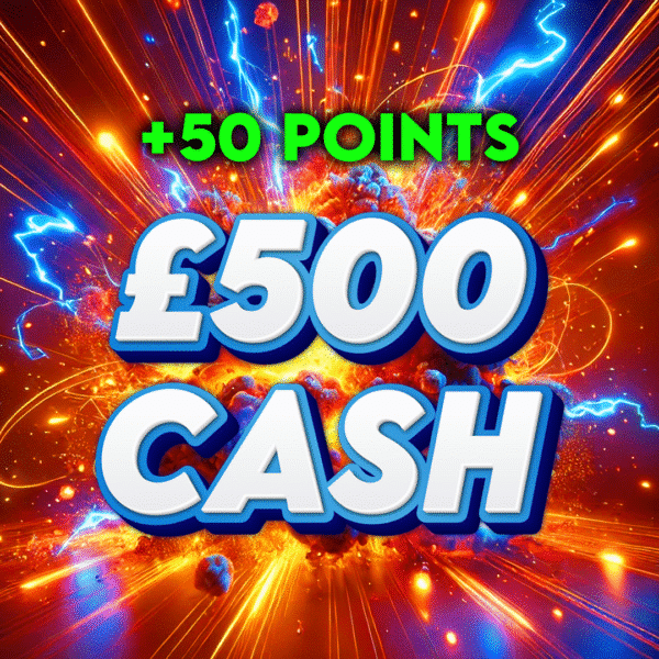 Pac-Man | £500 Cash | 50 Points