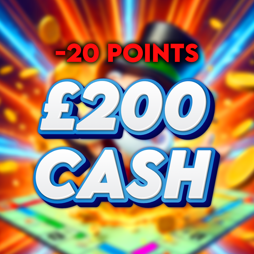 Piccadilly | £200 Cash | -20 Points
