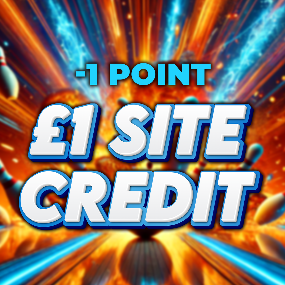 Missed 1 Pin - £1 Site Credit -1 Point