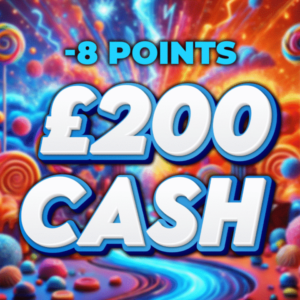 Grandpa Joe £200 Cash -8 Points