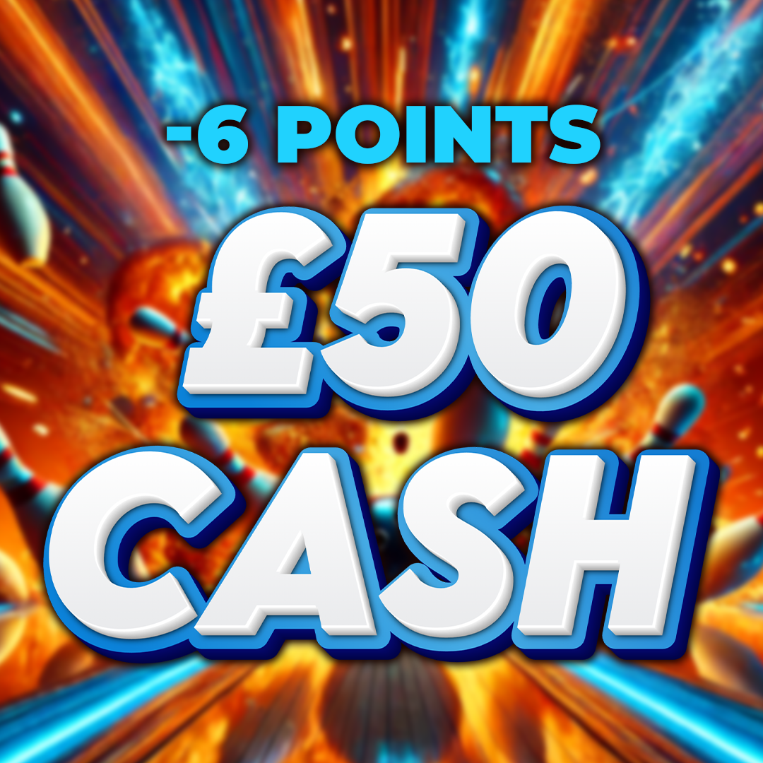 Missed 6 Pin - £50 Cash -6 Points