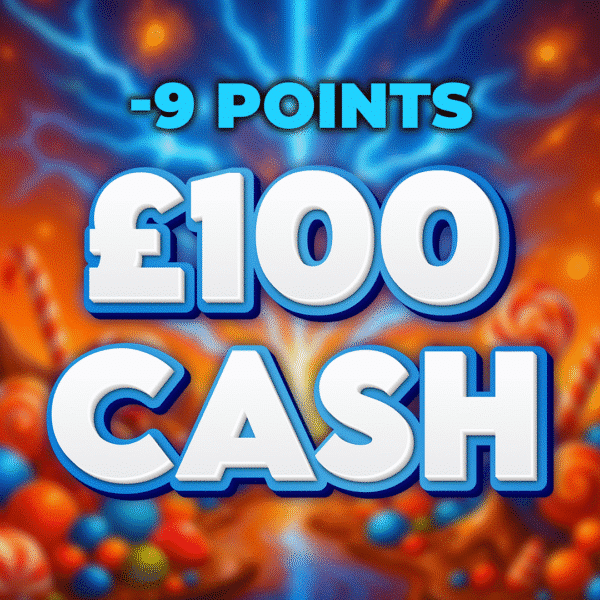 Lime Green Candy | £100 Cash | -9 Points