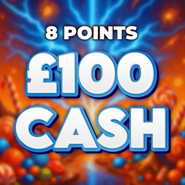 Cotton Candy Blue Candy | £100 Cash | 8 Points