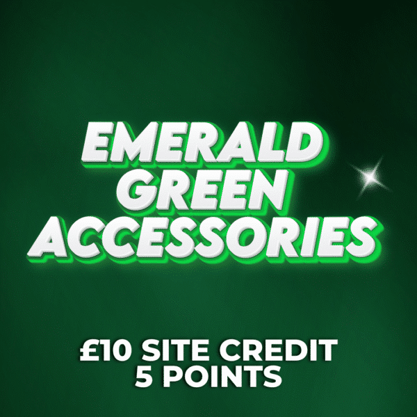 Emerald Green Accessories | £10 Site Credit | 5 Points