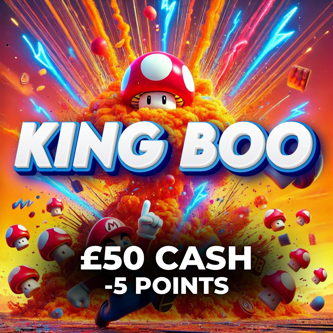 King Boo | £50 Cash | -5 Points