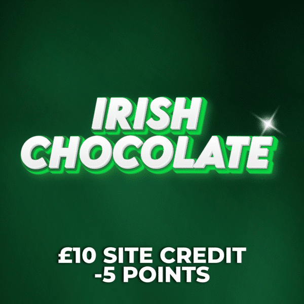 Irish Chocolate | £10 Site Credit | -5 Points