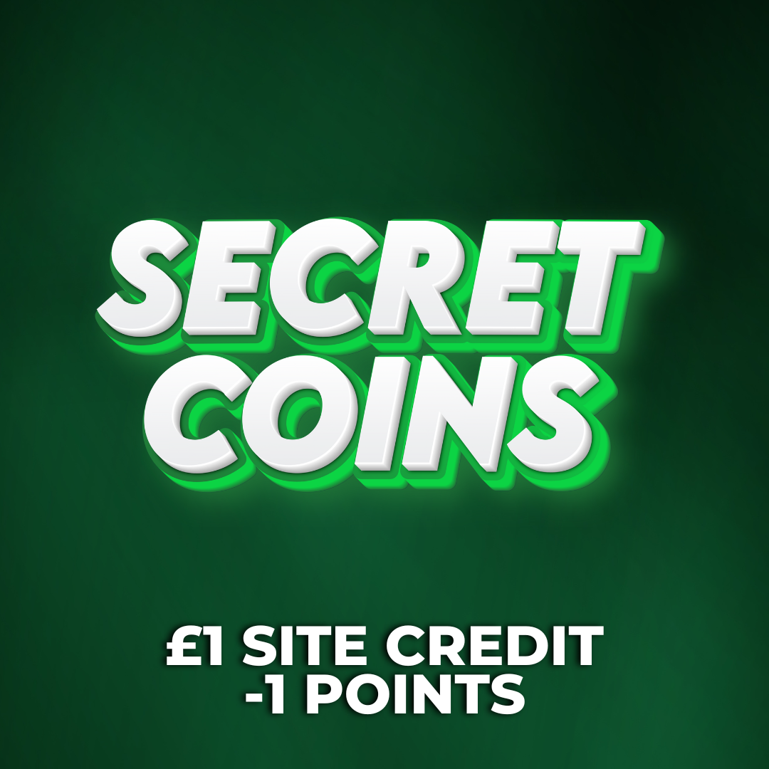 Secret Coins | £1 Site Credit | -1 Point