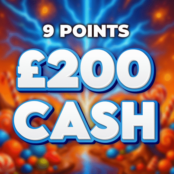 Grape Purple Candy | £200 Cash | 9 Points