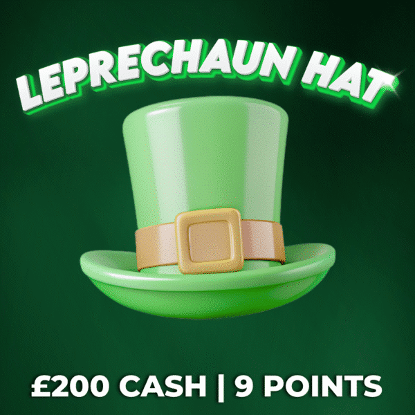 LEPRECHAUN HAT | £200 Cash | 9 Points