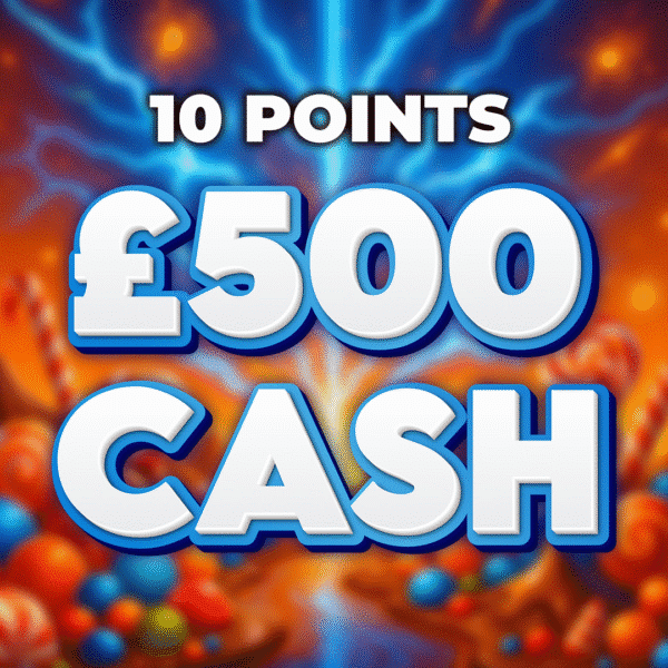 Cherry Red Candy | £500 Cash | 10 Points