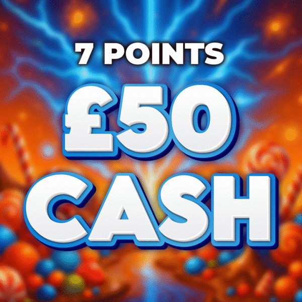 Bubblegum Pink Candy | £50 Cash | 7 Points