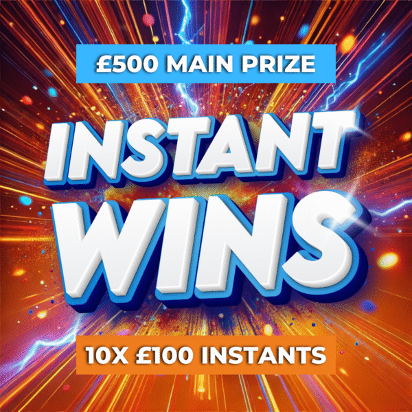 £500 Cash + 10 X £100 Cash Instant wins
