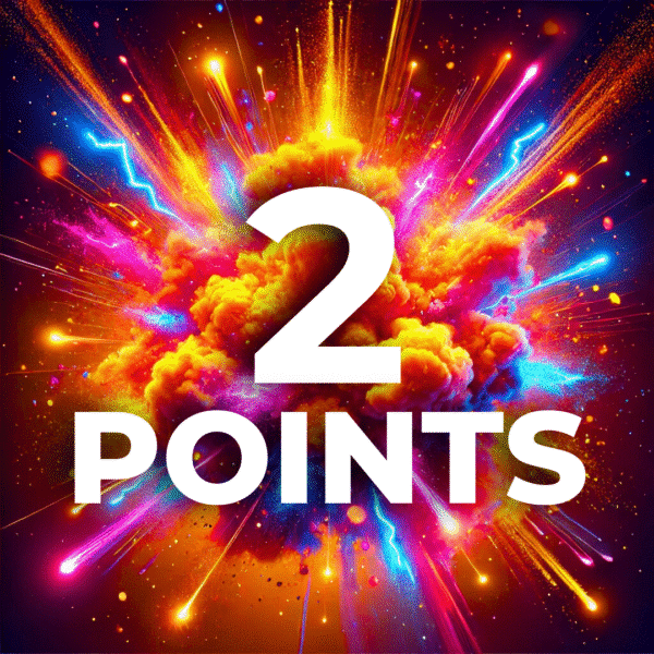 2 Points (2 Bananas 🍌)