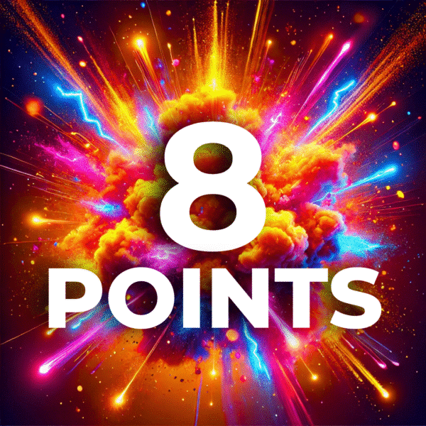 8 Points (8 Bananas 🍌)