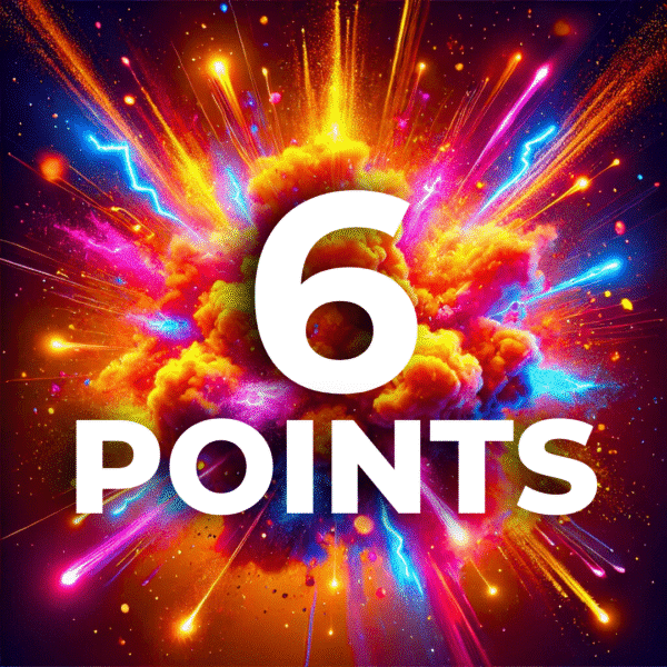 6 Points (6 Bananas 🍌)