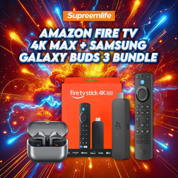 Amazon Fire TV + Galaxy Buds 3 Bundle