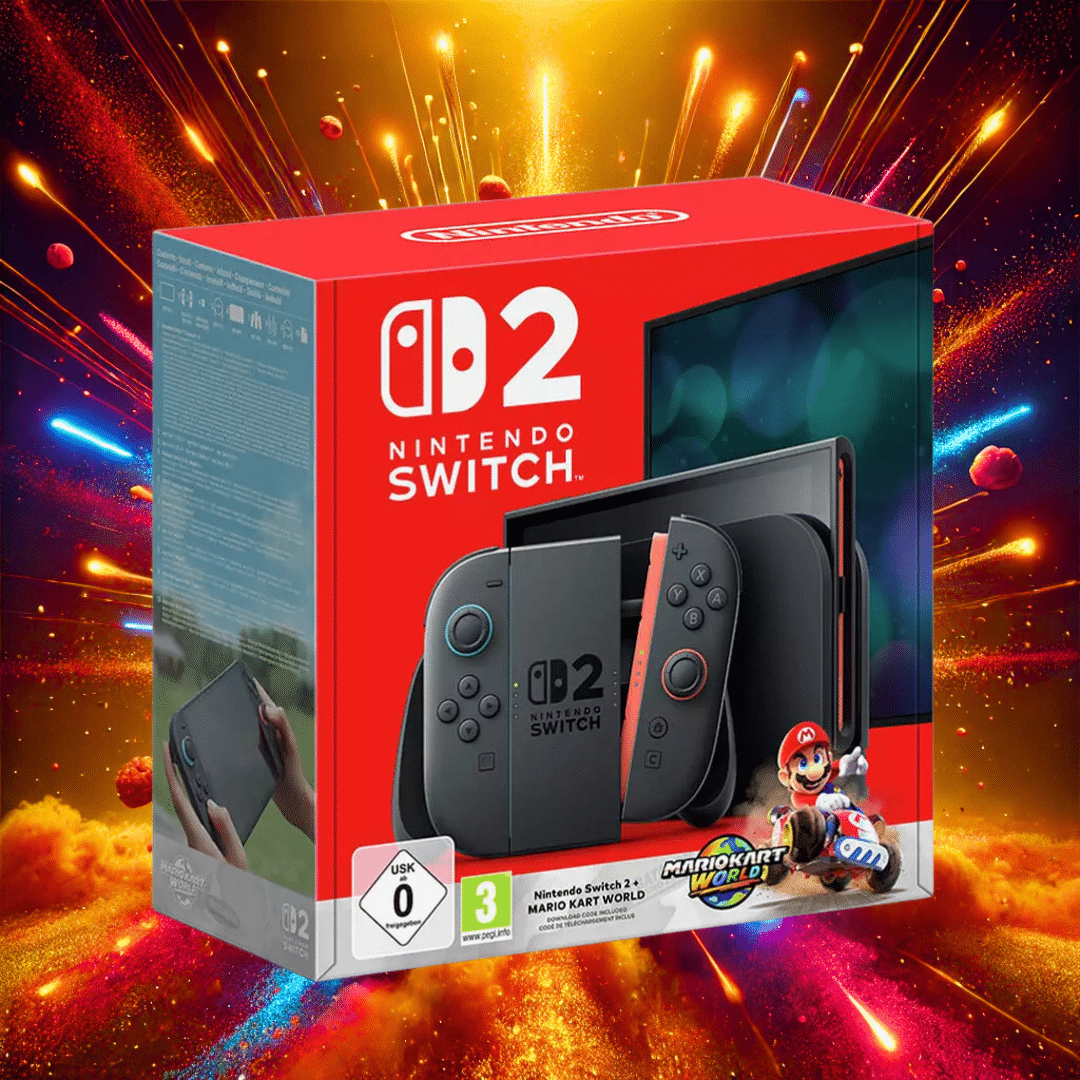 Nintendo Swich 2 With Mario Kart World or £370 Cash Alt