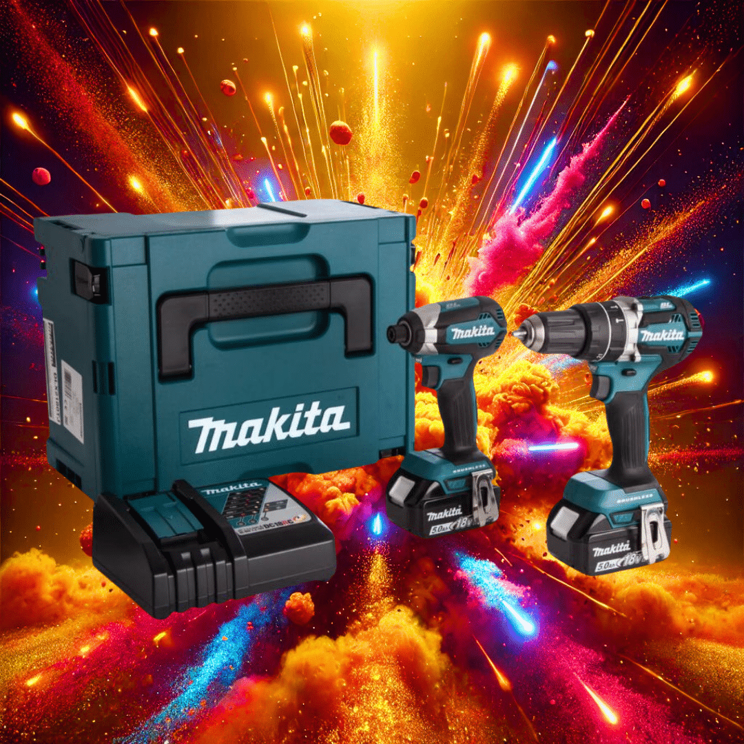 Makita Brushless Twin Drill Set or £200 Cash Alt