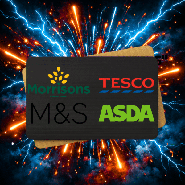 £100 Supermarket Voucher or £80 Cash