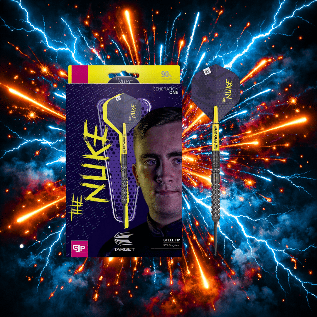 Target Darts Luke Littler Gen 1 SP 90% Tungsten Steel Tip Darts or £80 Cash