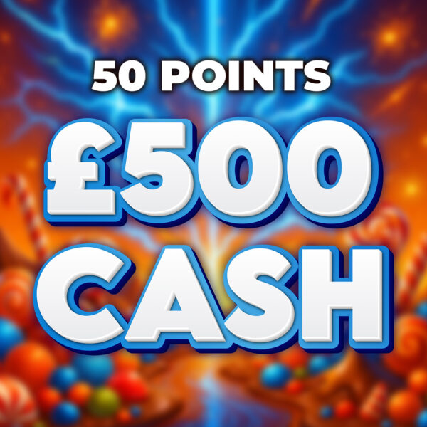 Cherry Red Candy | £500 Cash | 50 Points