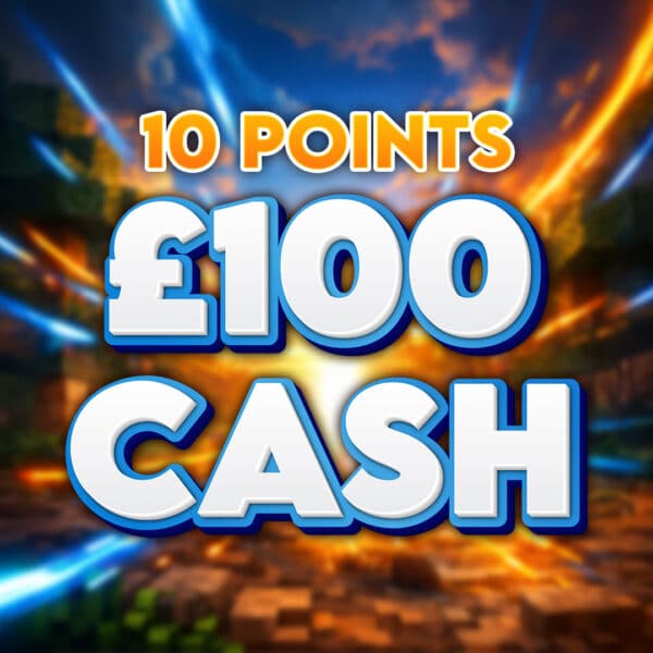 10 Block Creeper | £100 Cash | 10 Points
