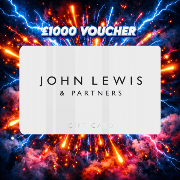 £1,000 John Lewis Voucher or £800 Cash