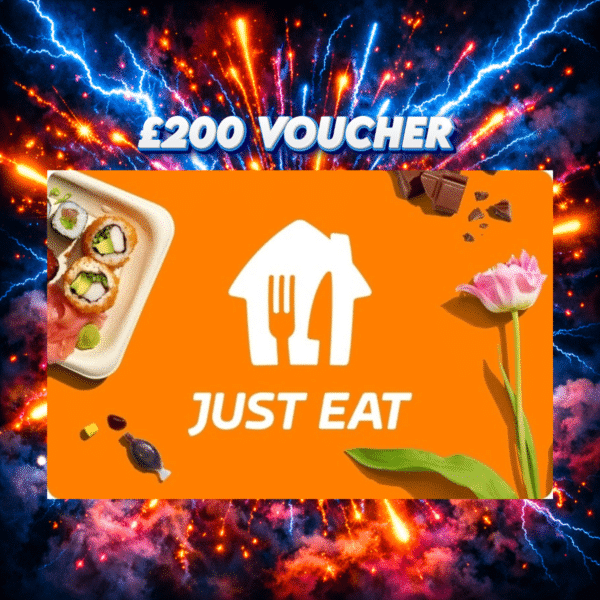 £200 JUST EAT Voucher OR £170 Cash