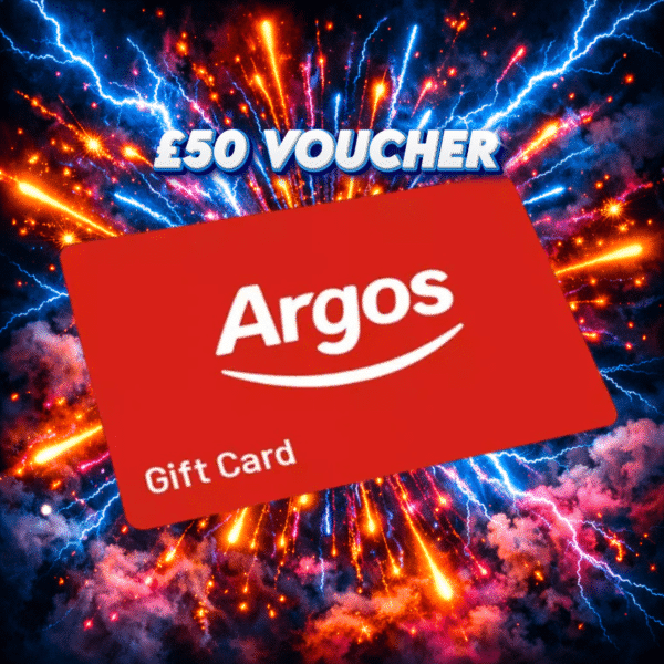 £50 Argos Gift Card or £40 Cash