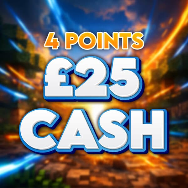 4 Block Creeper | £25 Cash | 4 Points