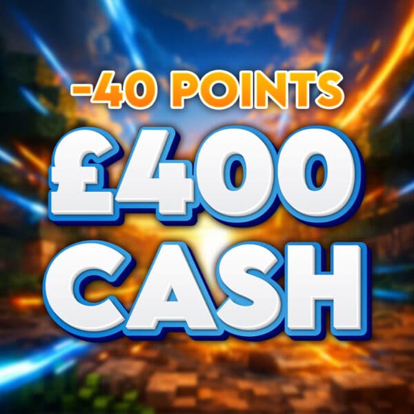 40 Block Creeper Drop | £400 Cash | -40 Points