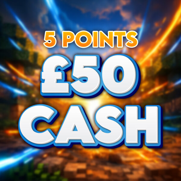 5 Block Creeper | £50 Cash | 5 Points