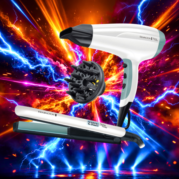 Remington Shine Therapy Hair Straightener & Dryer Gift Set or £40 Cash
