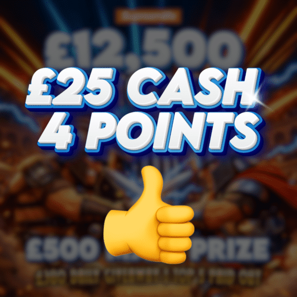 👍 Caesers Favour | £25 Cash | 4 Points