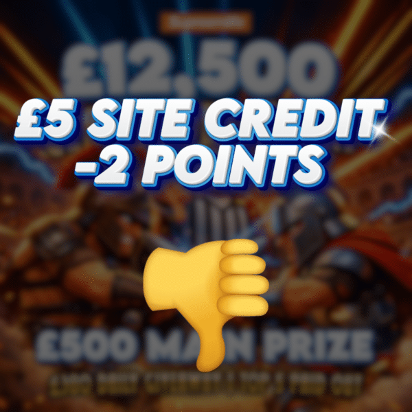 👎 Caesers Judgement | £5 Site Credit | -2 Points