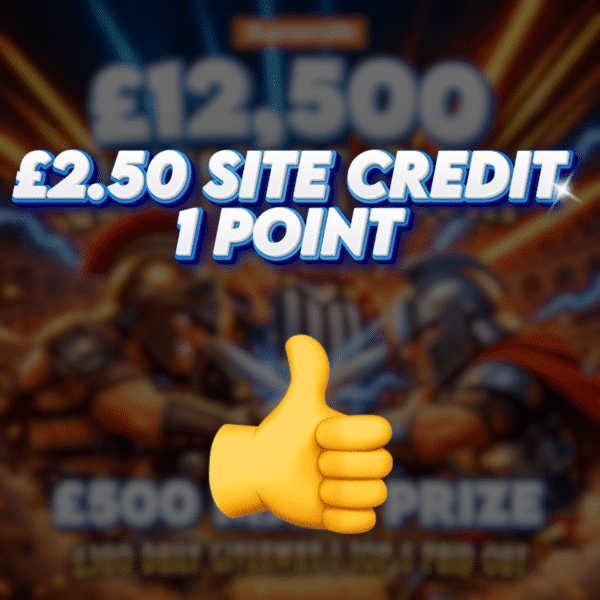 👍 Caesers Favour | £2.50 Site Credit | 1 Point