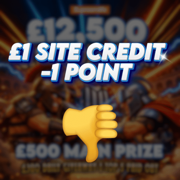 👎 Caesers Judgement | £1 Site Credit | -1 Point