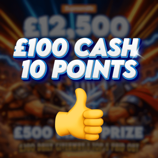 👍 Caesers Favour | £100 Cash | 10 Points