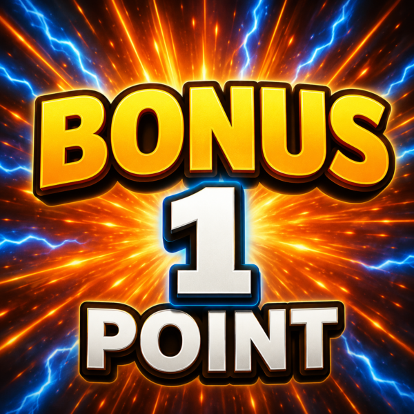🚨 BONUS 🚨 500 X | 1 Point