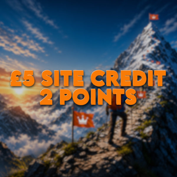 £5 Site Credit | 2 Points