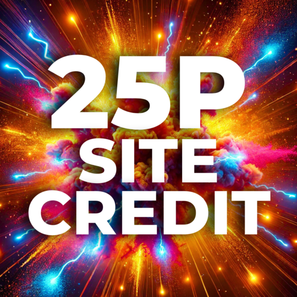 25p Site Credit